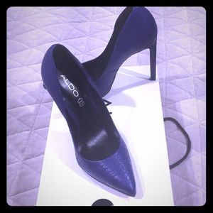 Aldo Blue Leather Pump